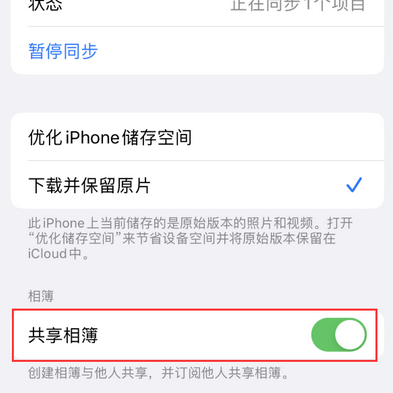 嘉定苹果手机维修分享在iPhone上找不到共享相簿怎么办 
