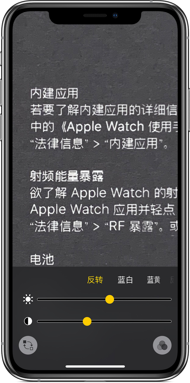 嘉定苹果手机维修分享iPhone 小技巧：使用自带的放大器功能放大文字 